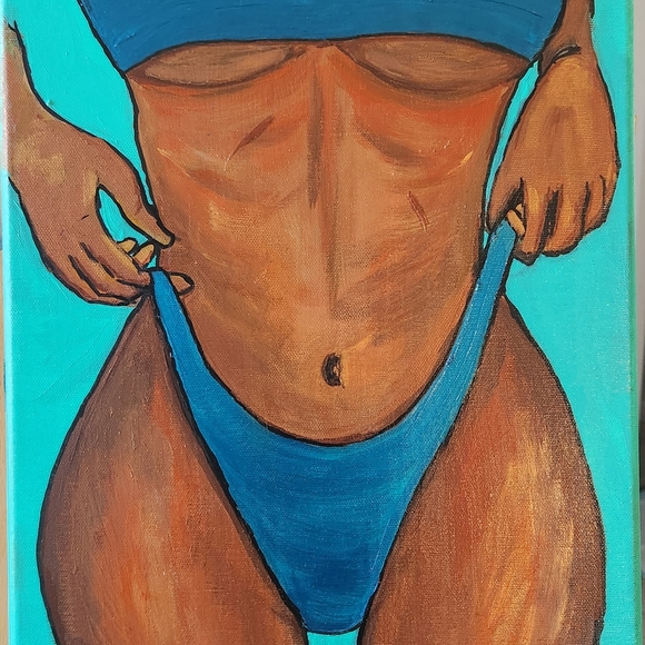 12x36 Acrylic Painting - Picture 5 of 5